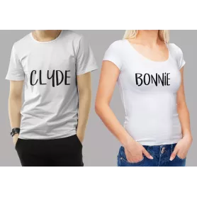 Duo T-shirt Bonnie & Clyde