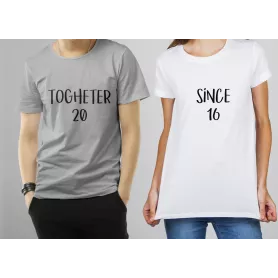 Duo T-shirt Togheter since