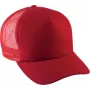 casquette à personnaliser rouge